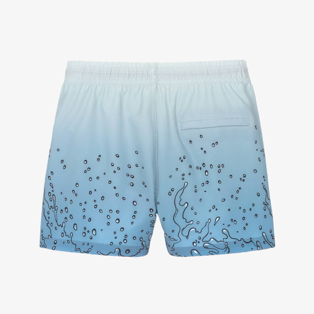 Molo-Boys Blue Happy Splash Swim Shorts (UPF50+) | Childrensalon
