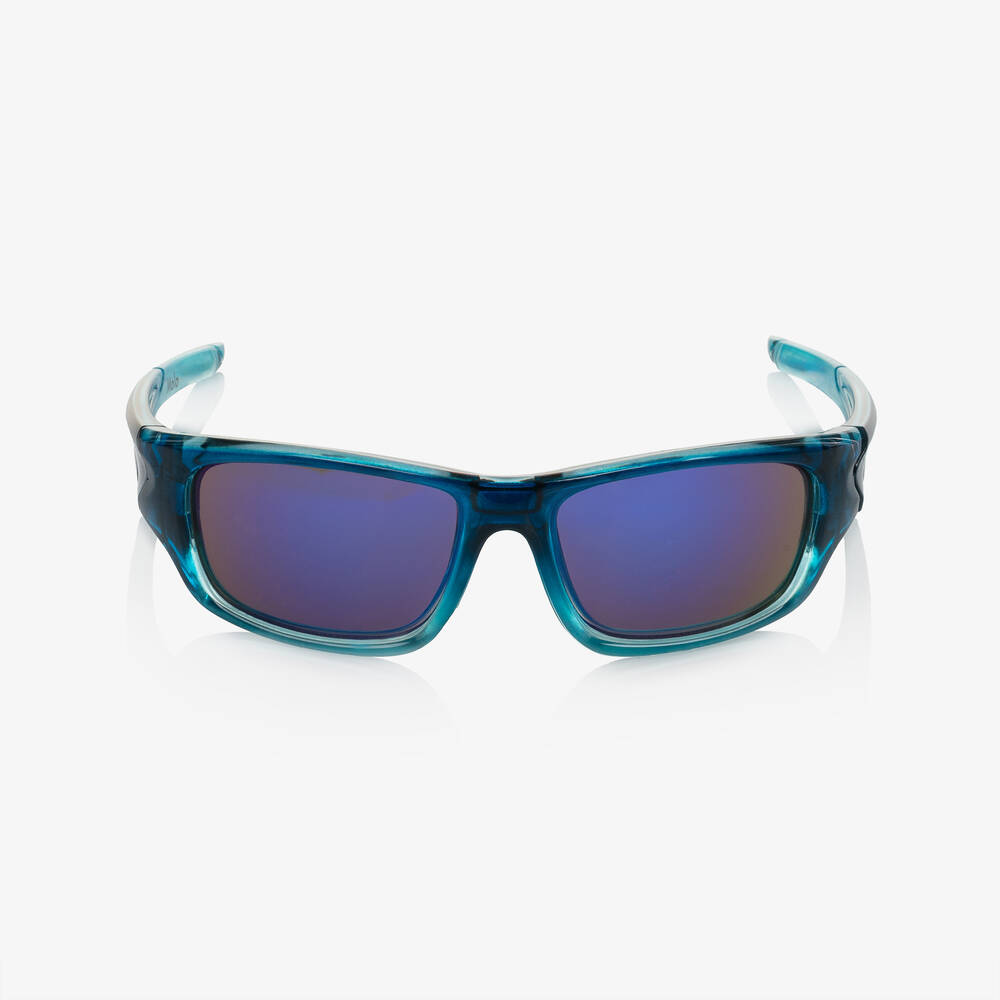 Molo-Boys Blue Mirror Sunglasses (UVA/UVB) | Childrensalon