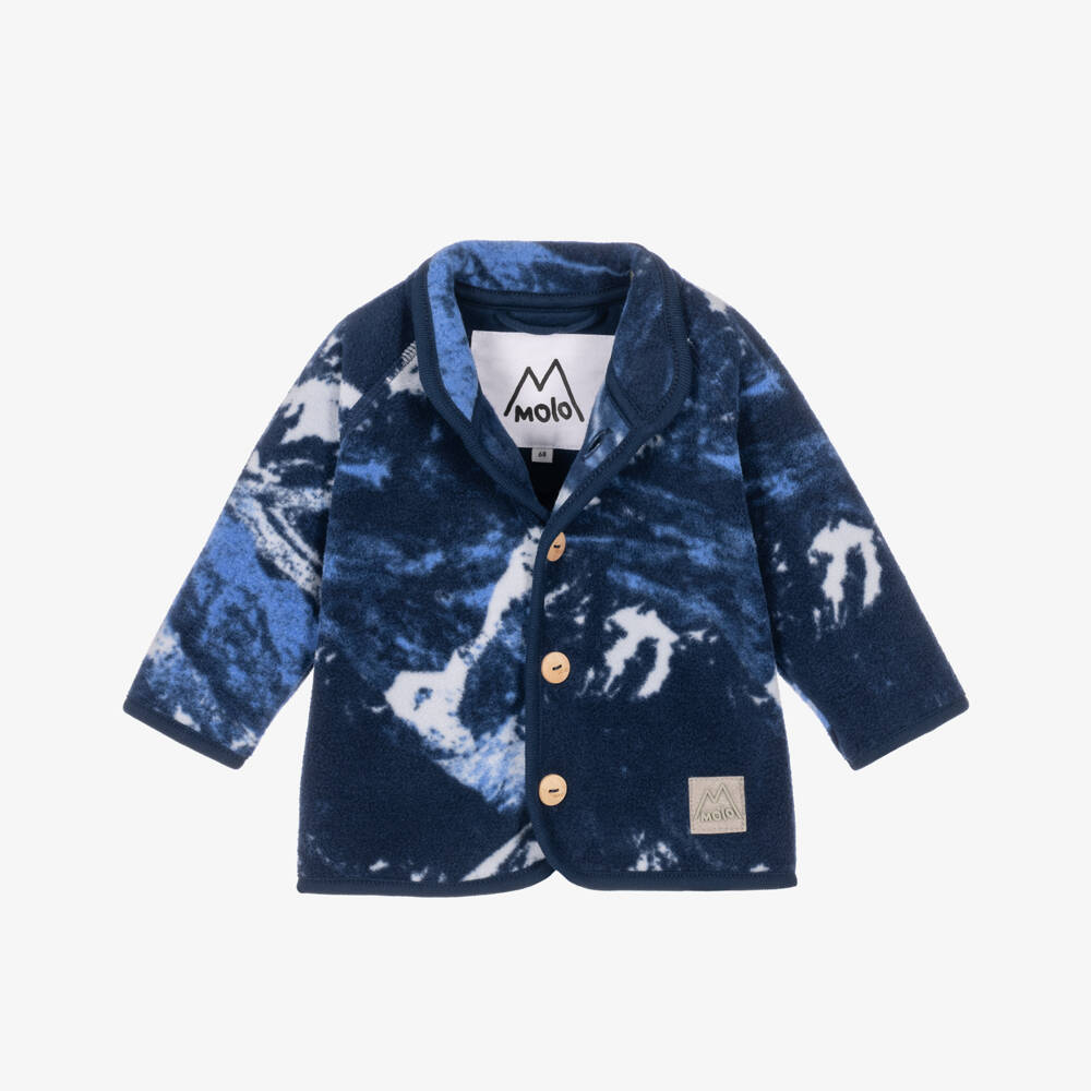 Molo-Boys Blue Mountain Fleece Jacket | Childrensalon