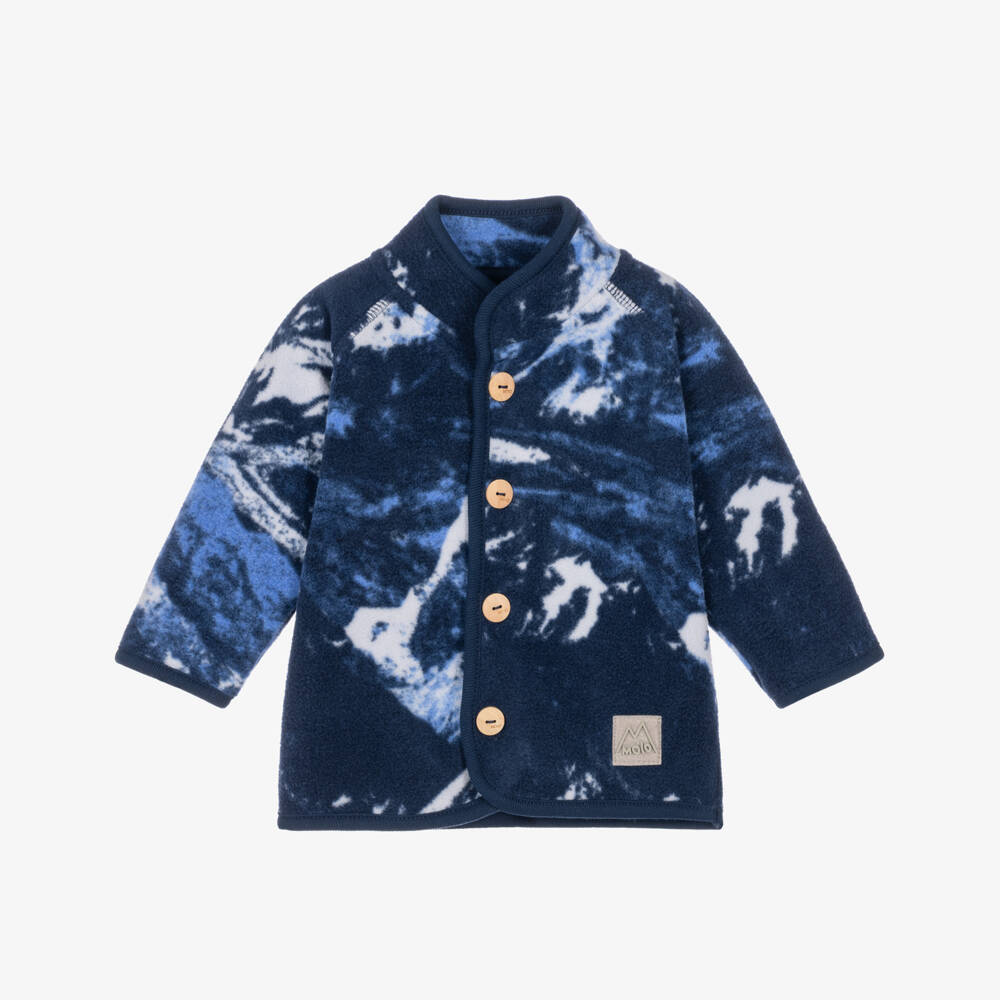 Molo-Boys Blue Mountain Fleece Jacket | Childrensalon