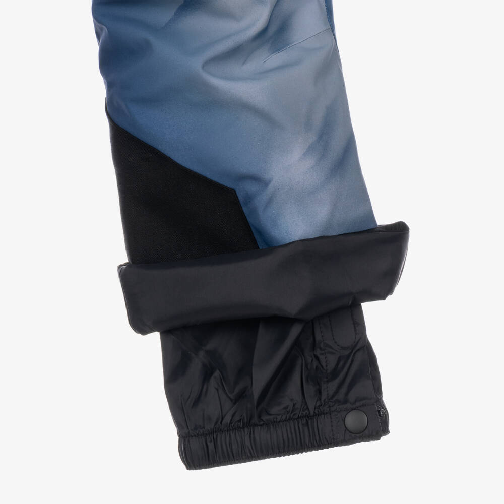 Molo-Boys Blue Mountain Print Technical Ski Trousers | Childrensalon