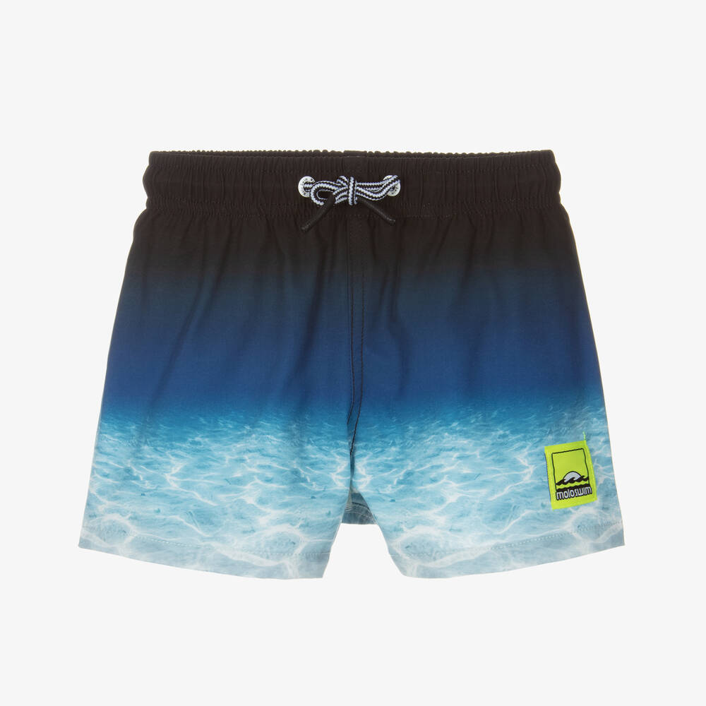 Molo-Boys Blue Ocean Swim Shorts (UPF50+) | Childrensalon