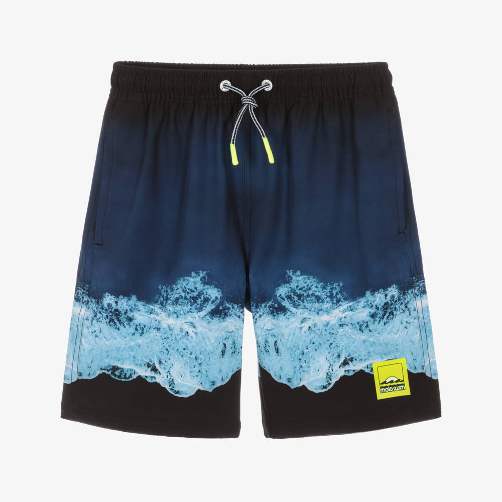 Molo-Boys Blue Ocean Swim Shorts (UPF50+) | Childrensalon