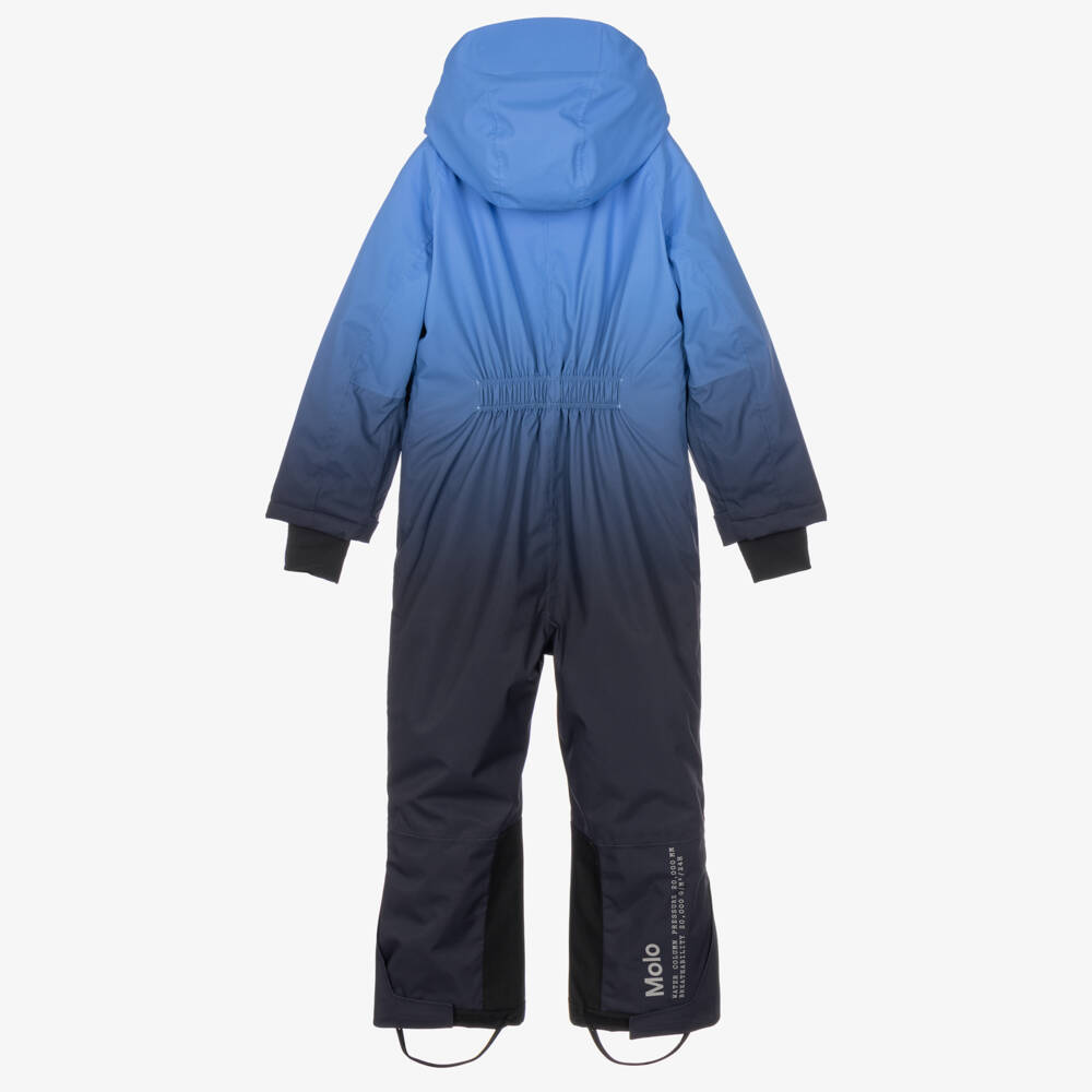 Molo-Boys Blue Ombré Waterproof Snowsuit | Childrensalon