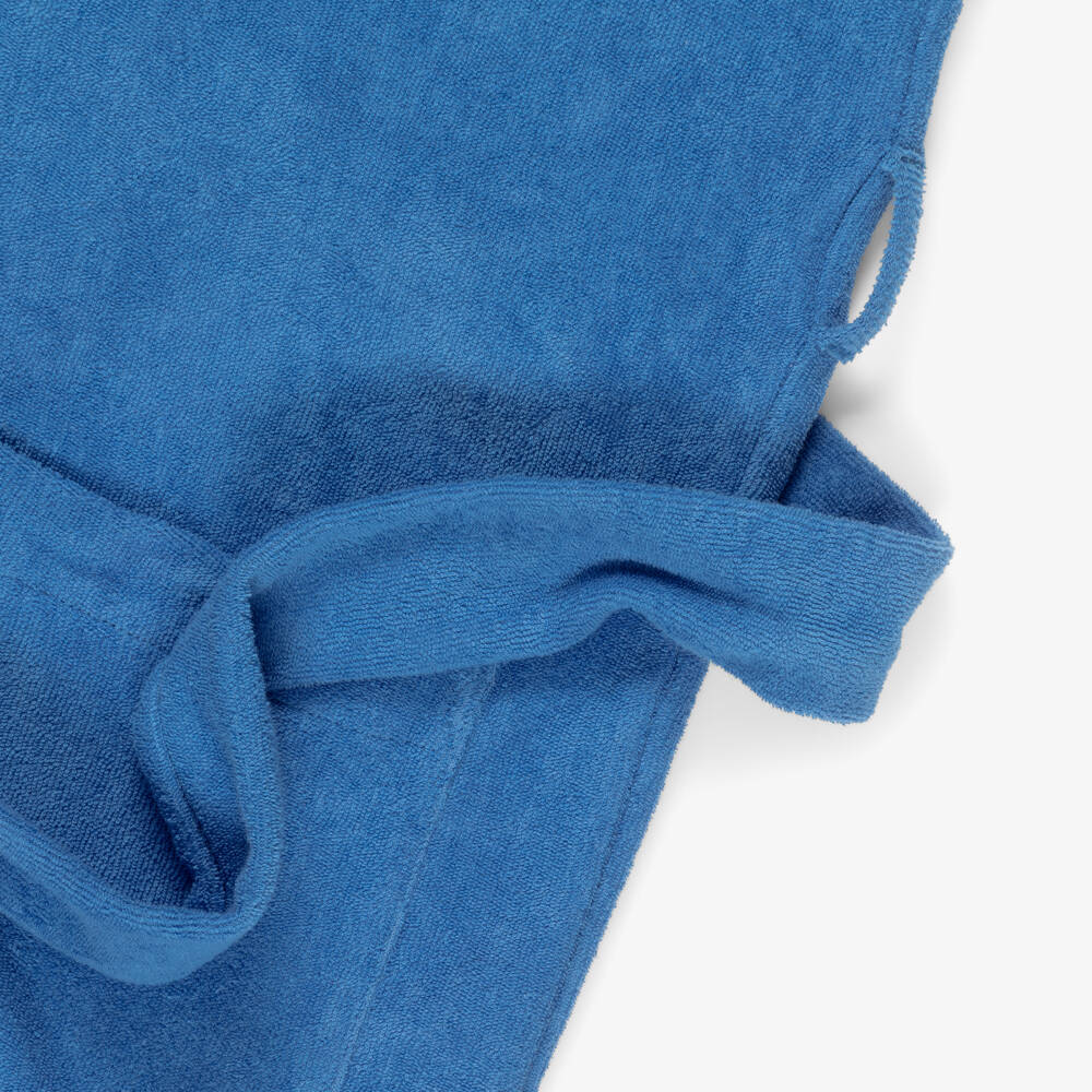 Molo-Халат синий махровый из органического хлопка | Childrensalon