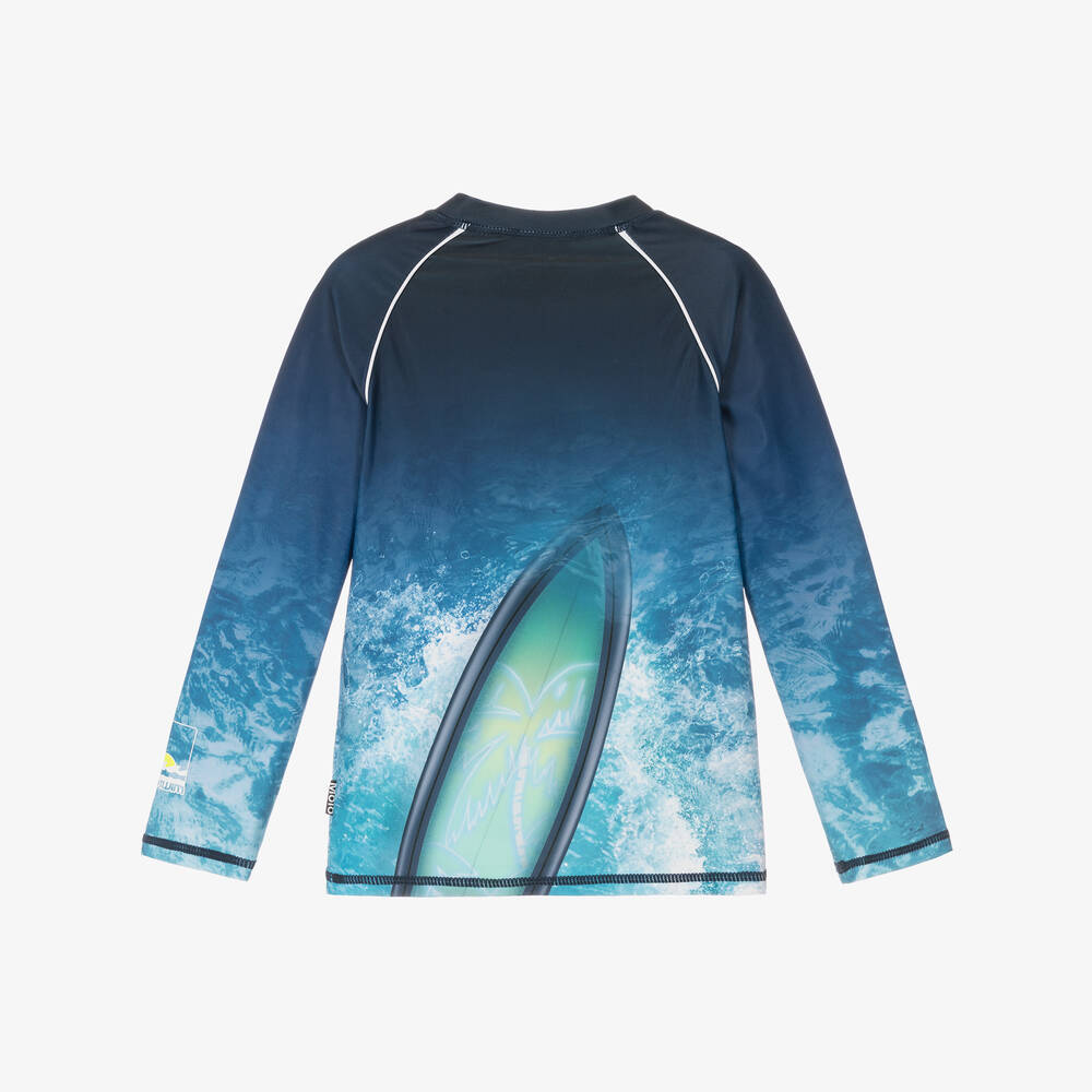 Molo-توب سباحة واقي من الشمس لون أزرق للأولاد (UPF50+) | Childrensalon