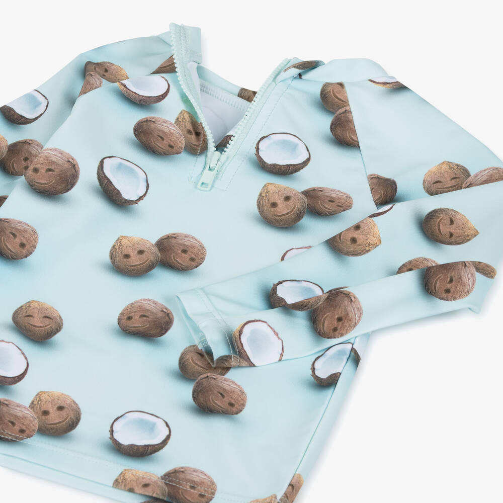 Molo-Boys Blue Sun Protective Top (UPF50+) | Childrensalon