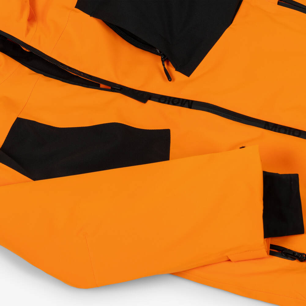 Molo-Boys Bright Orange Technical Ski Jacket | Childrensalon