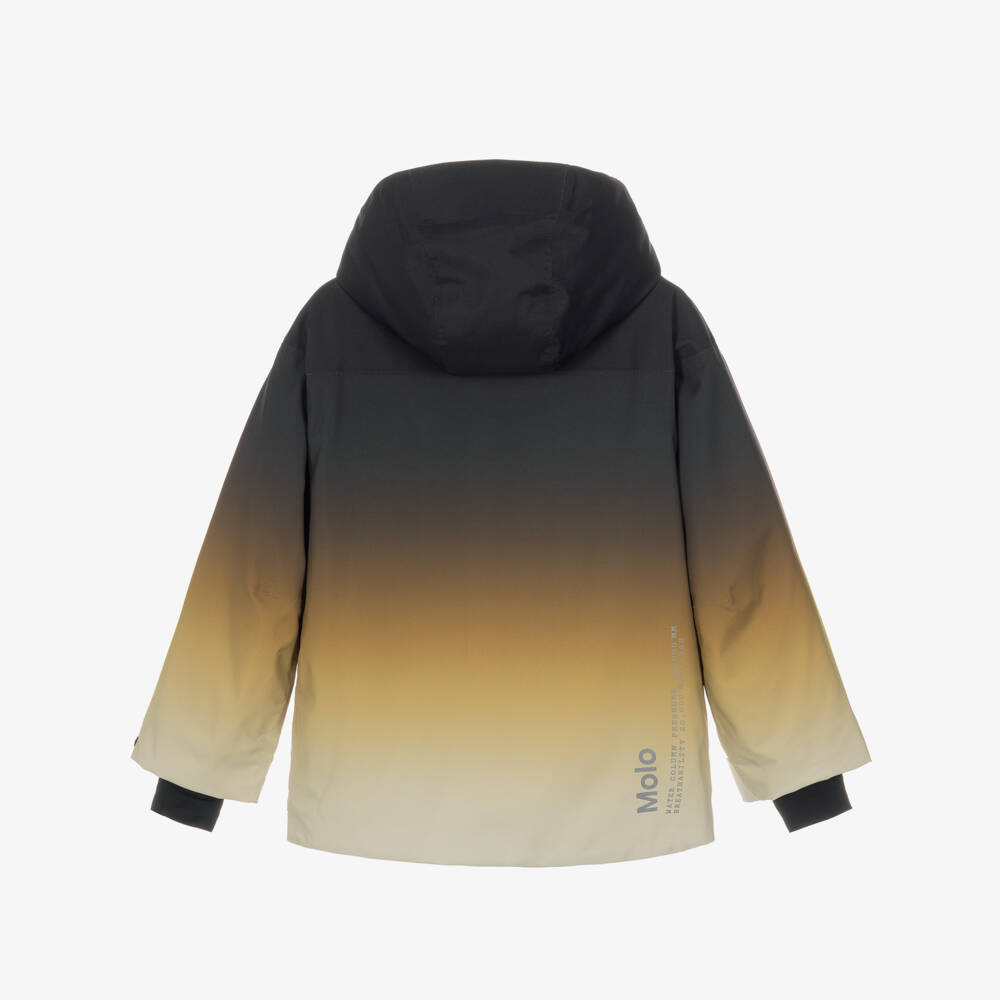 Molo-Boys Brown Ombré Technical Ski Jacket | Childrensalon