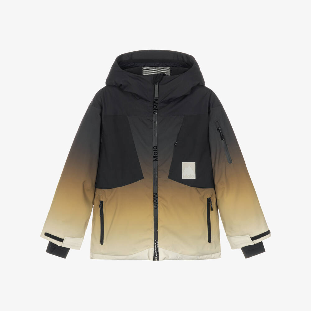 Molo-Boys Brown Ombré Technical Ski Jacket | Childrensalon