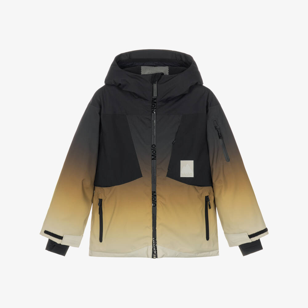Molo-Boys Brown Ombré Technical Ski Jacket | Childrensalon
