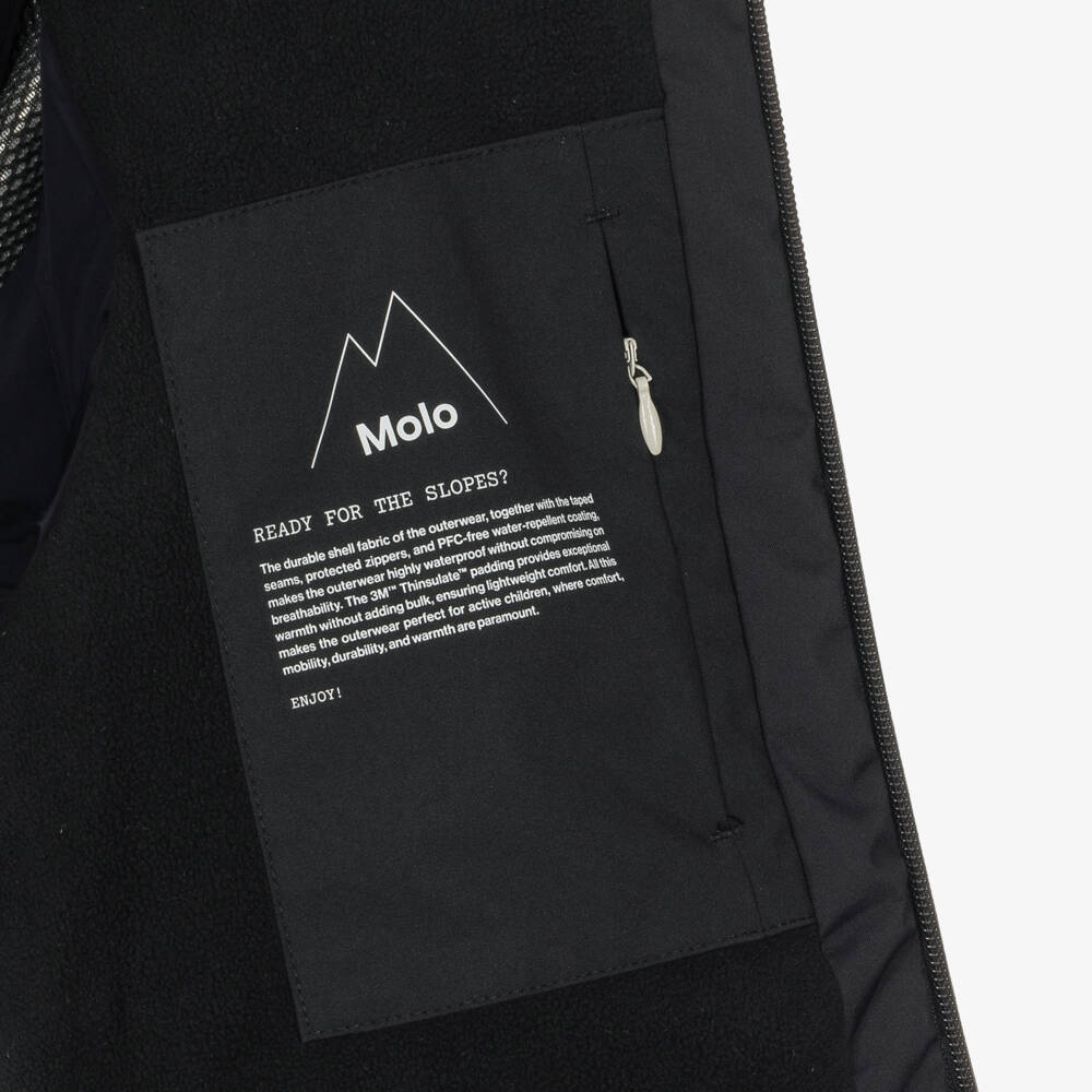Molo-Boys Brown Ombré Technical Ski Jacket | Childrensalon