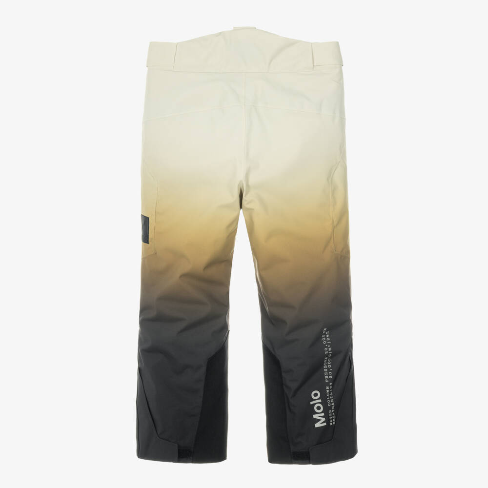 Molo-Boys Brown Ombré Technical Ski Trousers | Childrensalon