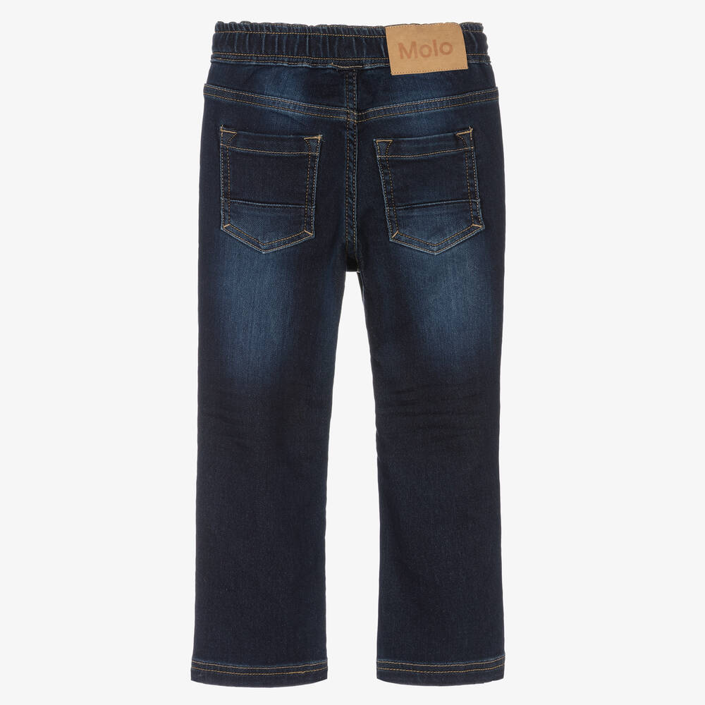 Molo-Boys Dark Blue Straight Jeans | Childrensalon