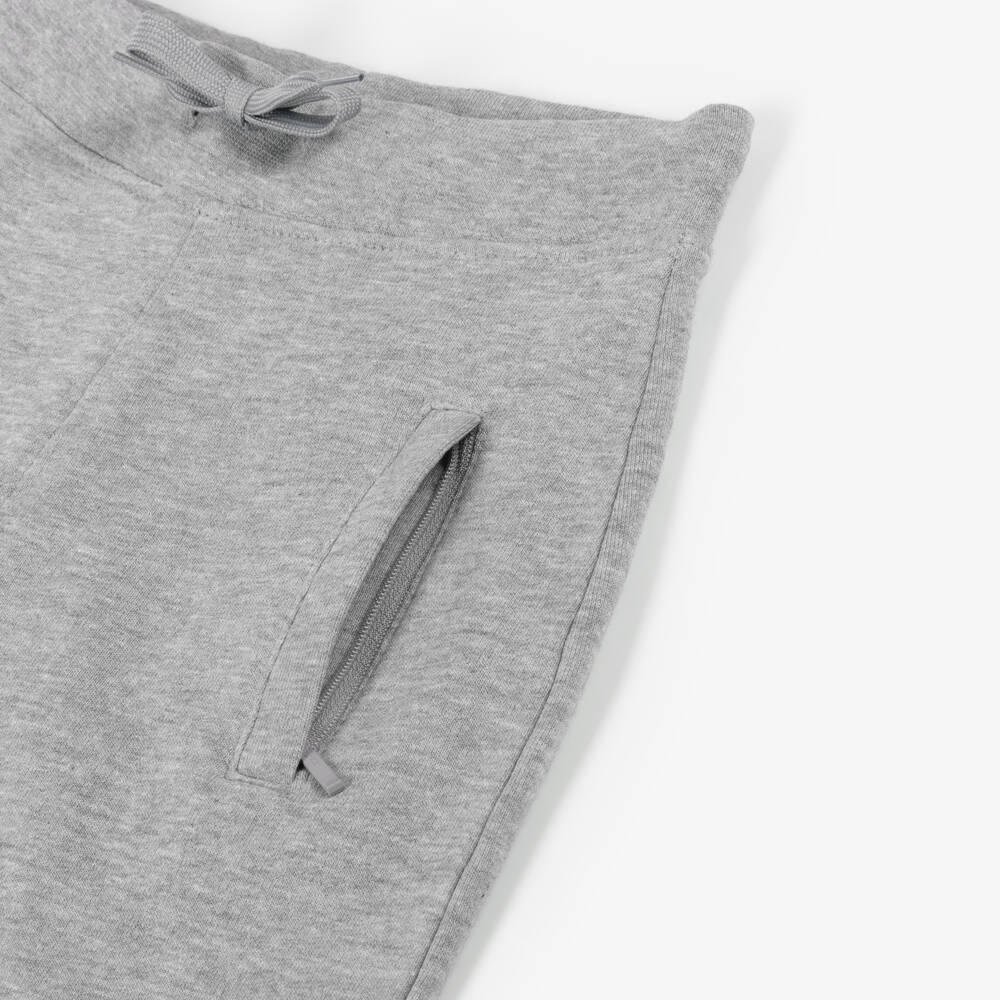 Molo-Boys Grey Marl Cotton Joggers | Childrensalon