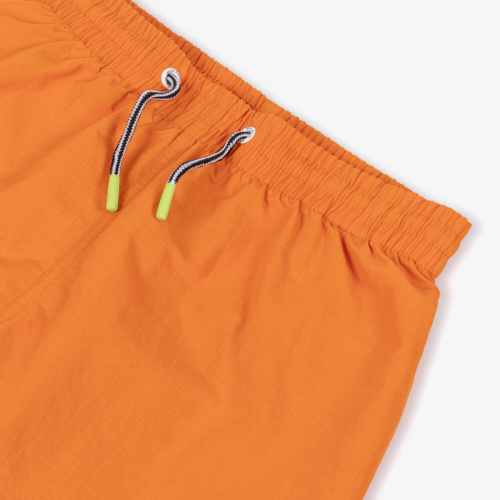 Molo-Boys Orange Drawstring Swim Shorts (UPF50+) | Childrensalon