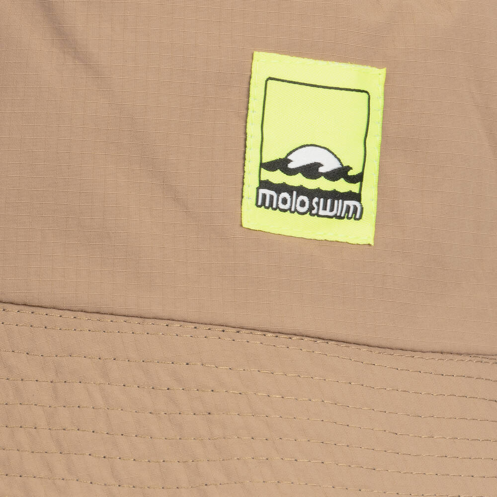 Molo-Brown Reversible Bucket Hat | Childrensalon
