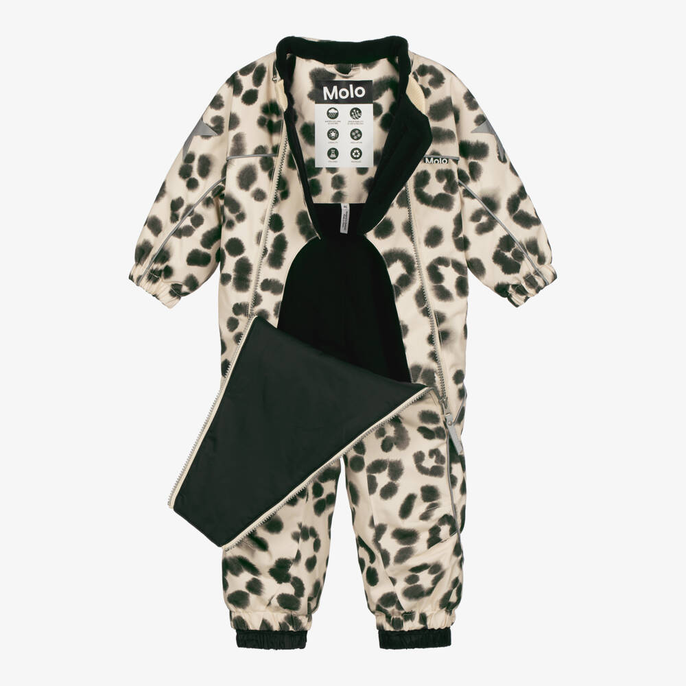 Molo-أفارول ثلج بنقشة الفهد لون بيج للبنات | Childrensalon