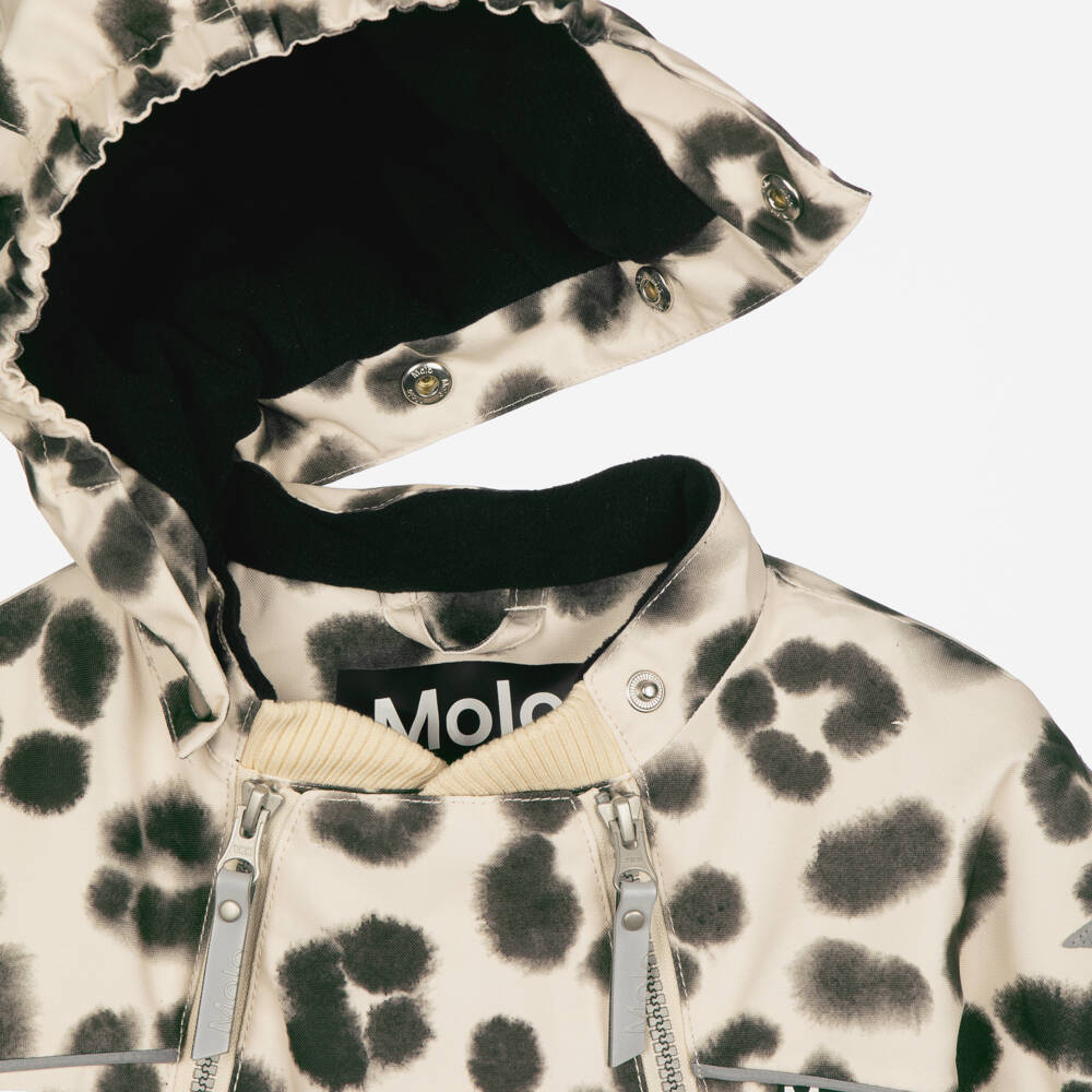 Molo-أفارول ثلج بنقشة الفهد لون بيج للبنات | Childrensalon