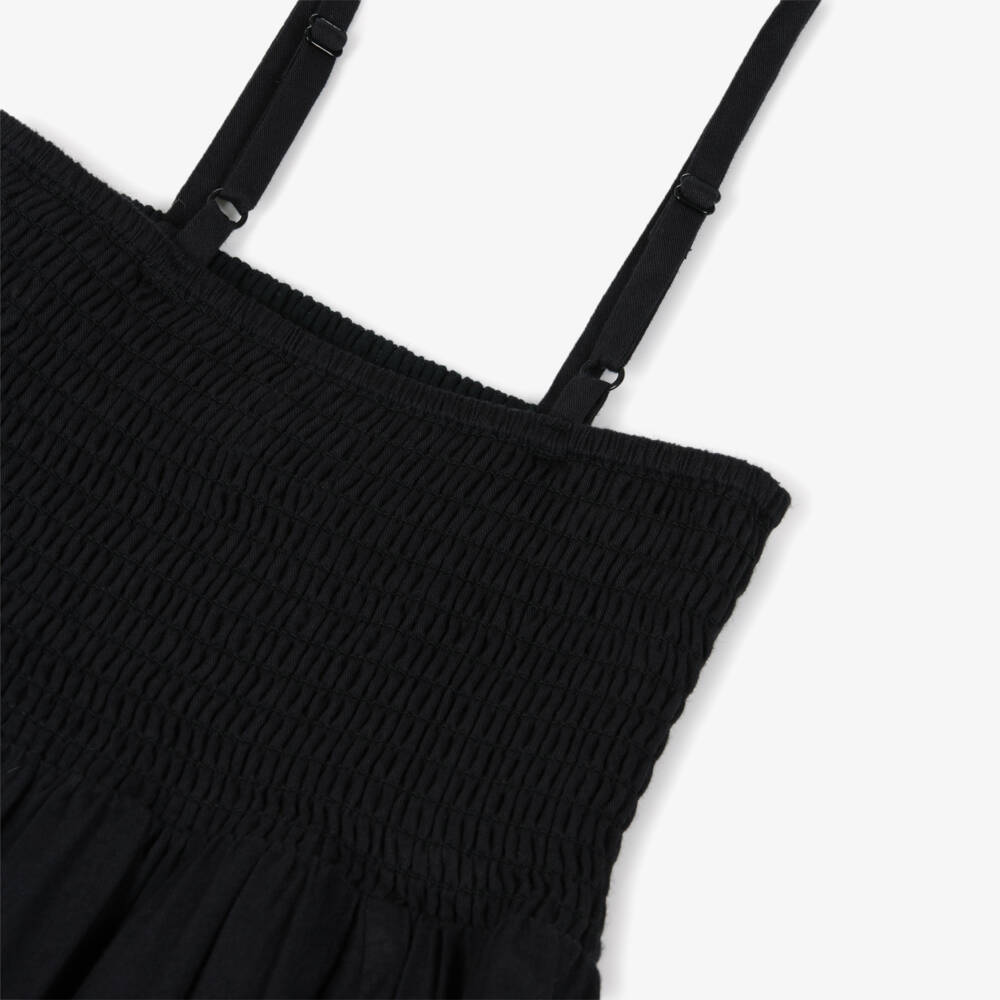 Molo-فستان مكشكش لون أسود للبنات | Childrensalon