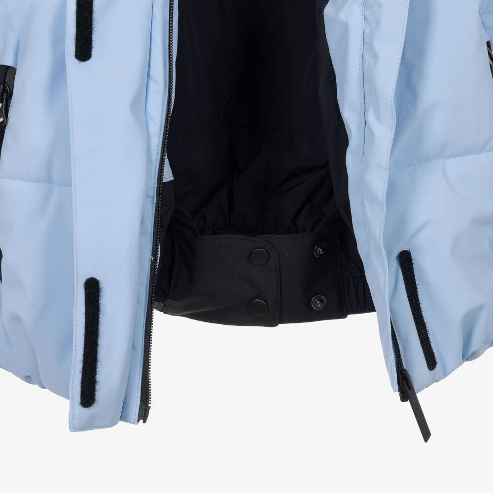 Molo-Girls Ice Blue High Performance Technical Ski Jacket | Childrensalon