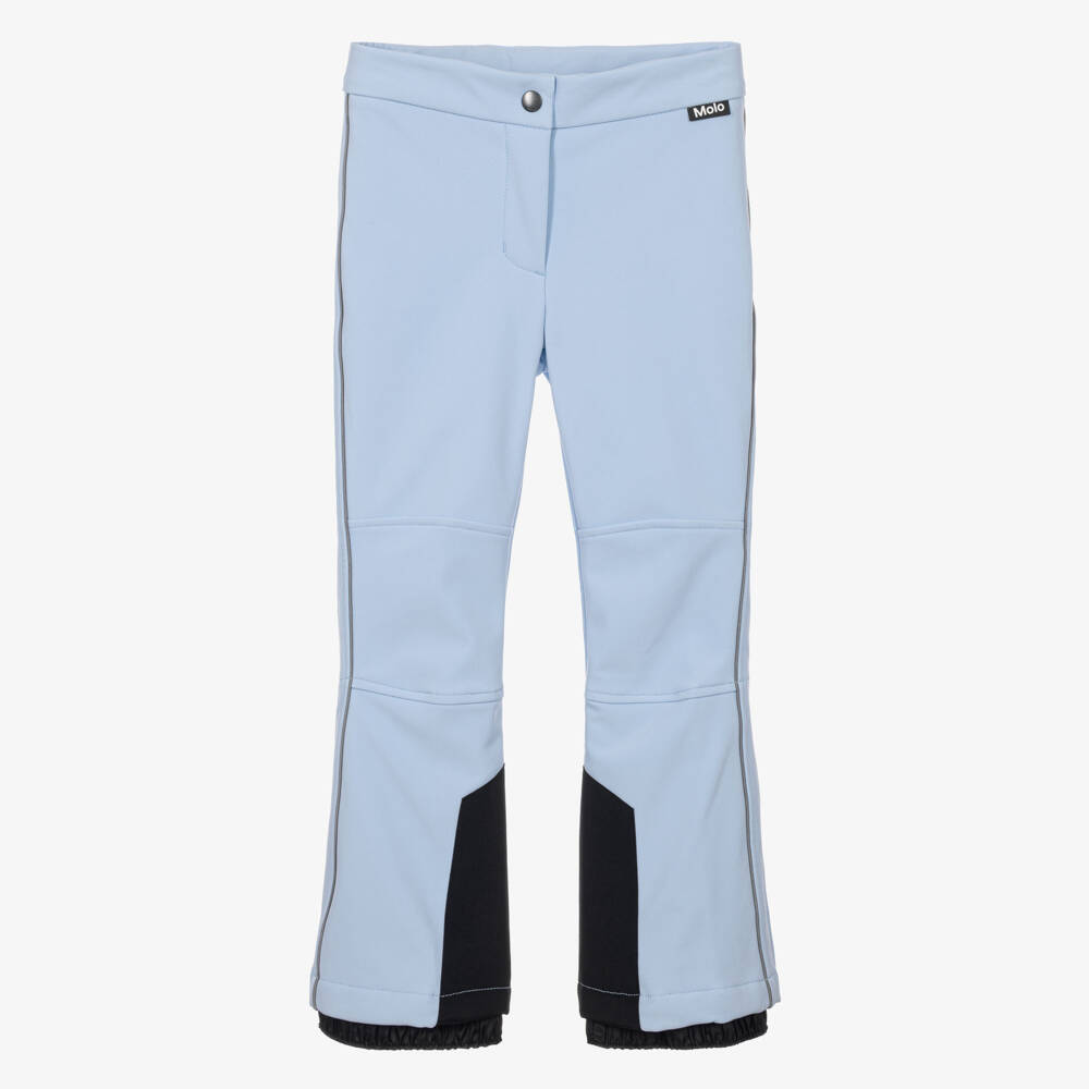 Molo-Girls Ice Blue Ski Trousers | Childrensalon