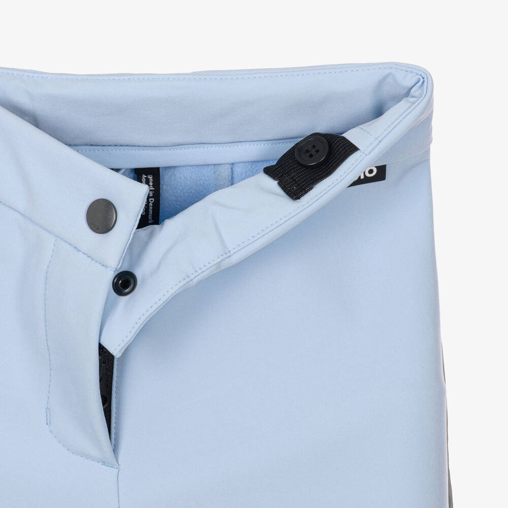Molo-Girls Ice Blue Ski Trousers | Childrensalon