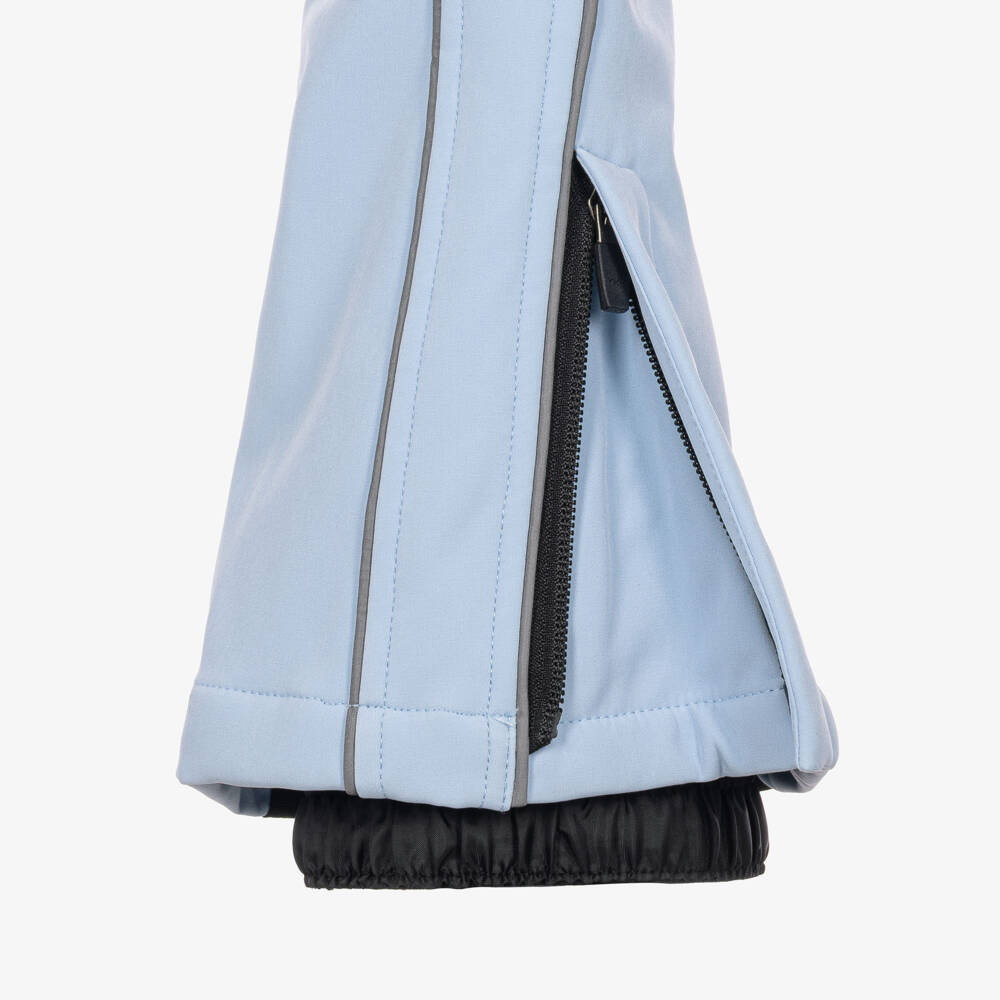 Molo-Girls Ice Blue Ski Trousers | Childrensalon