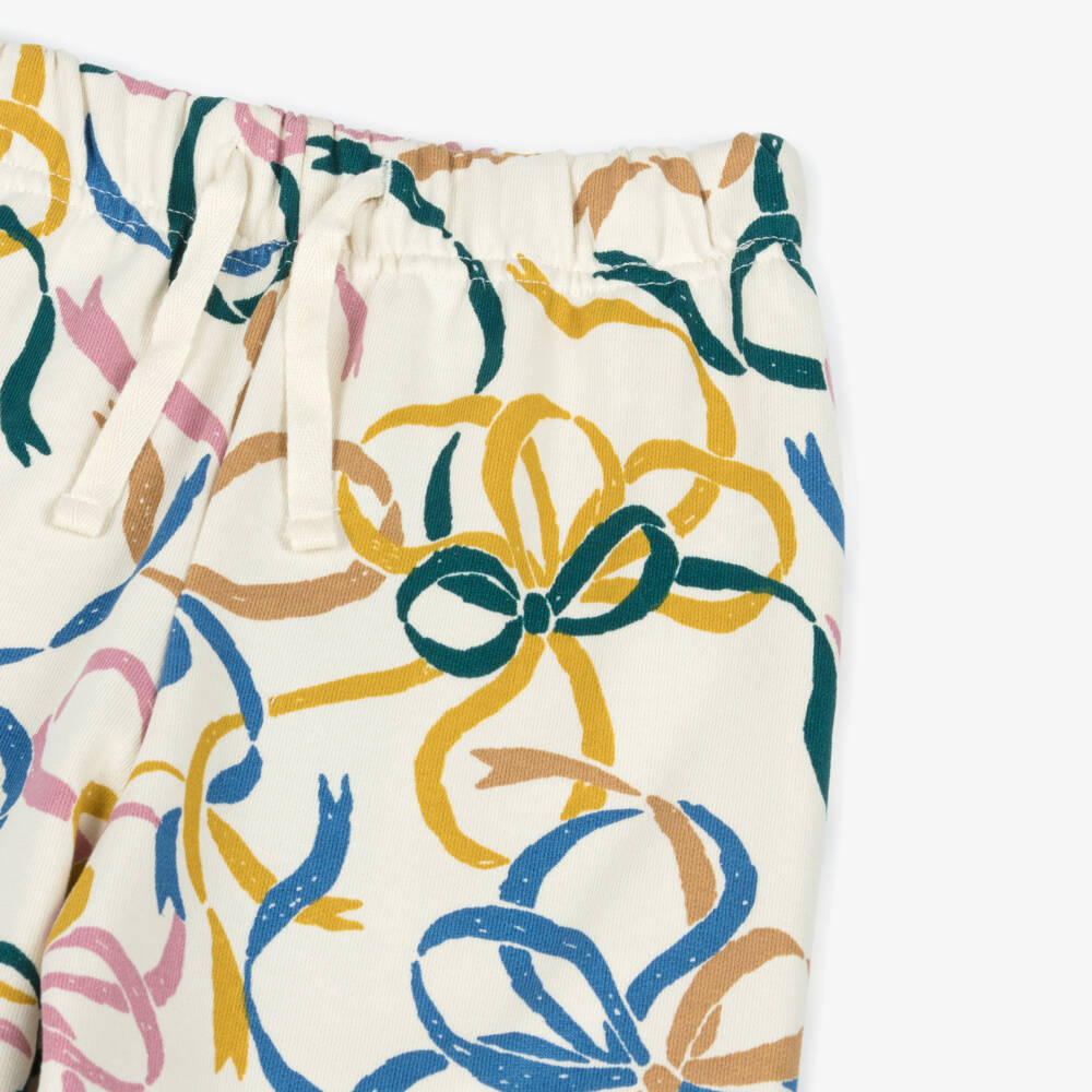 Molo-بنطلون رياضي قطن لون عاجي للبنات الرضع | Childrensalon