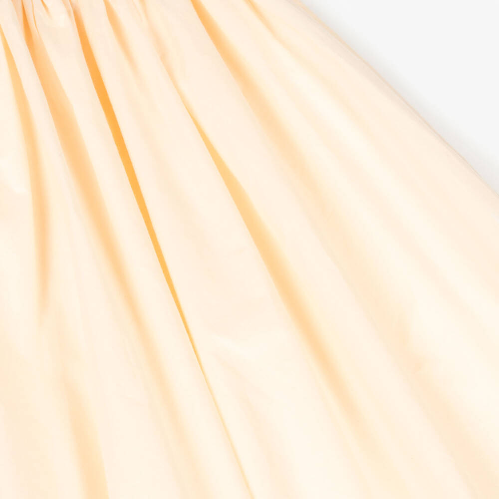 Molo-Girls Ivory Organic Cotton Sleeveless Dress | Childrensalon