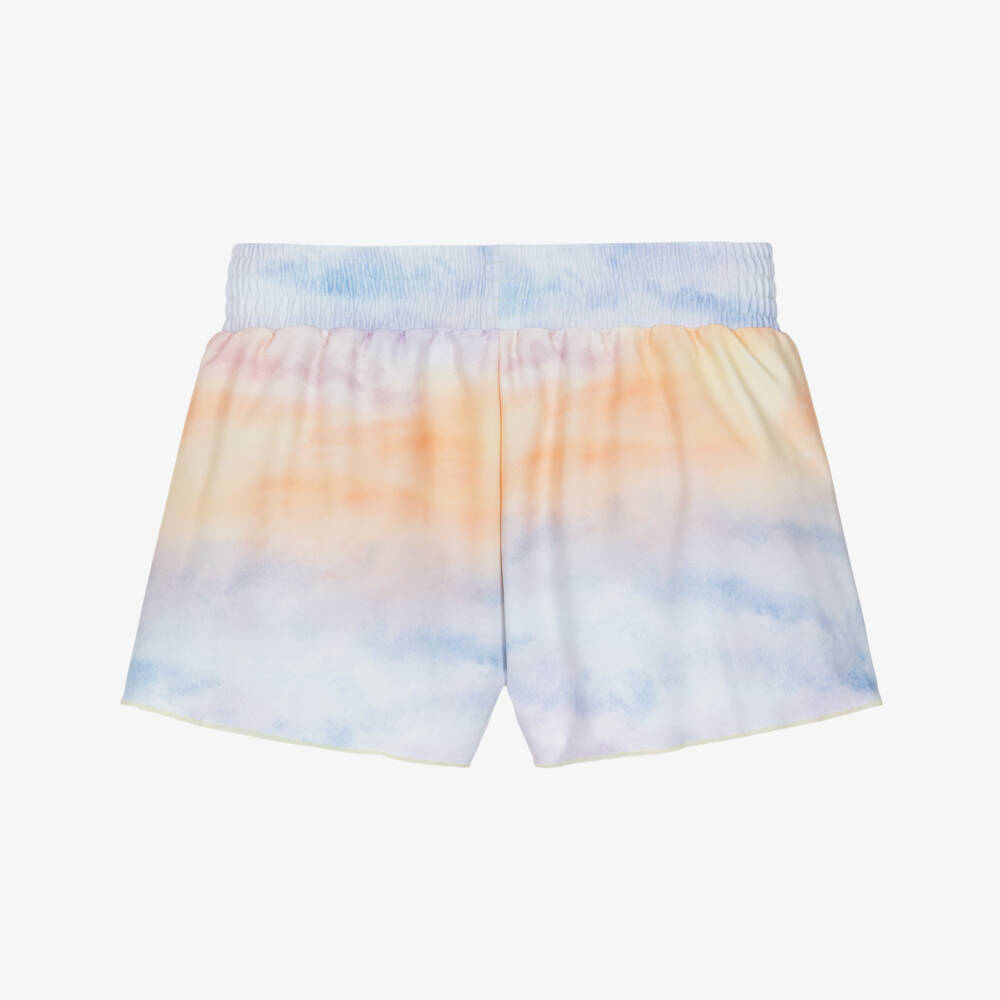 Molo-Girls Lilac & Orange Swim Shorts (UPF50+) | Childrensalon