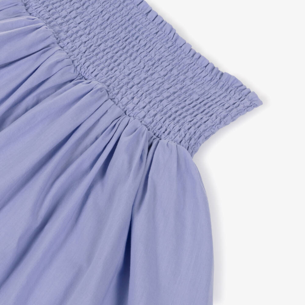Molo-Girls Lilac Tiered Cotton Skirt | Childrensalon