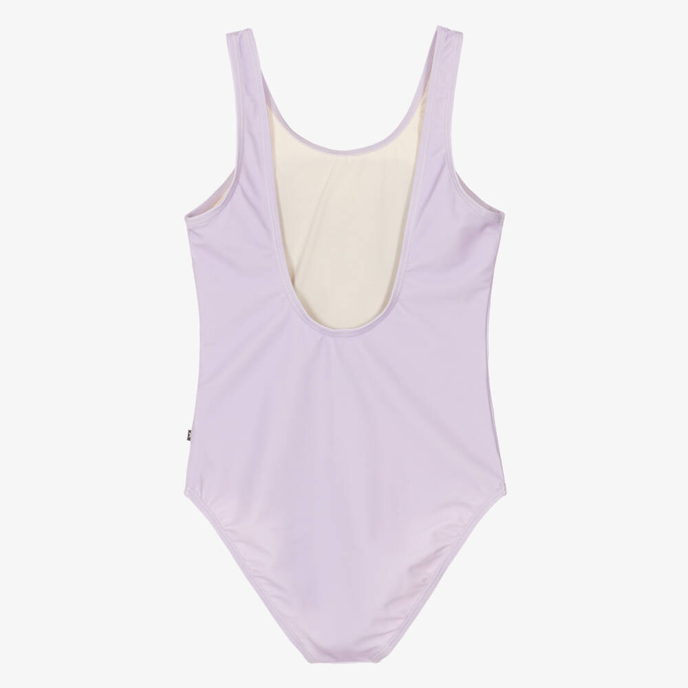 Molo-Girls Lilac Tiger & Orchid Swimsuit (UPF50+) | Childrensalon