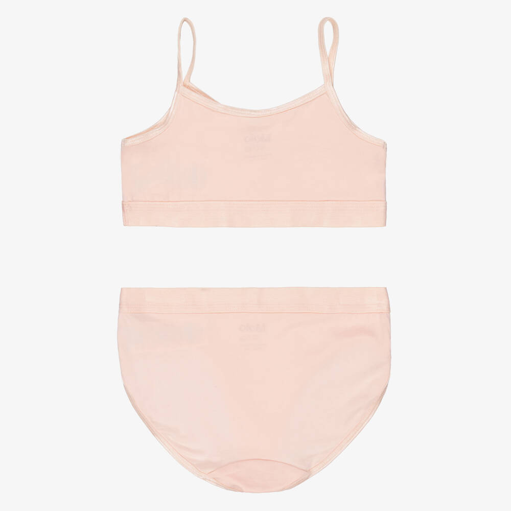Molo-Комплект из топа и трусиков розовый из трикотажа для девочек | Childrensalon