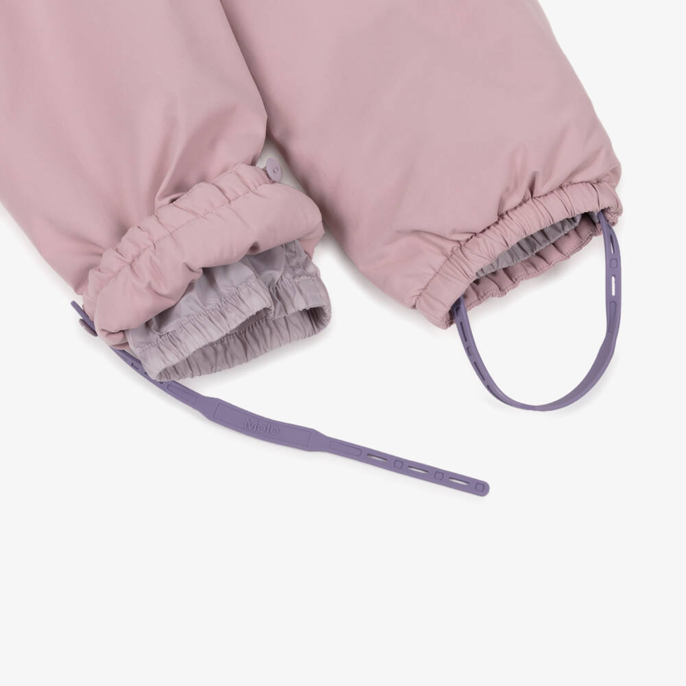 Molo-Зимний комбинезон розовый технический водонепроницаемый для девочек | Childrensalon