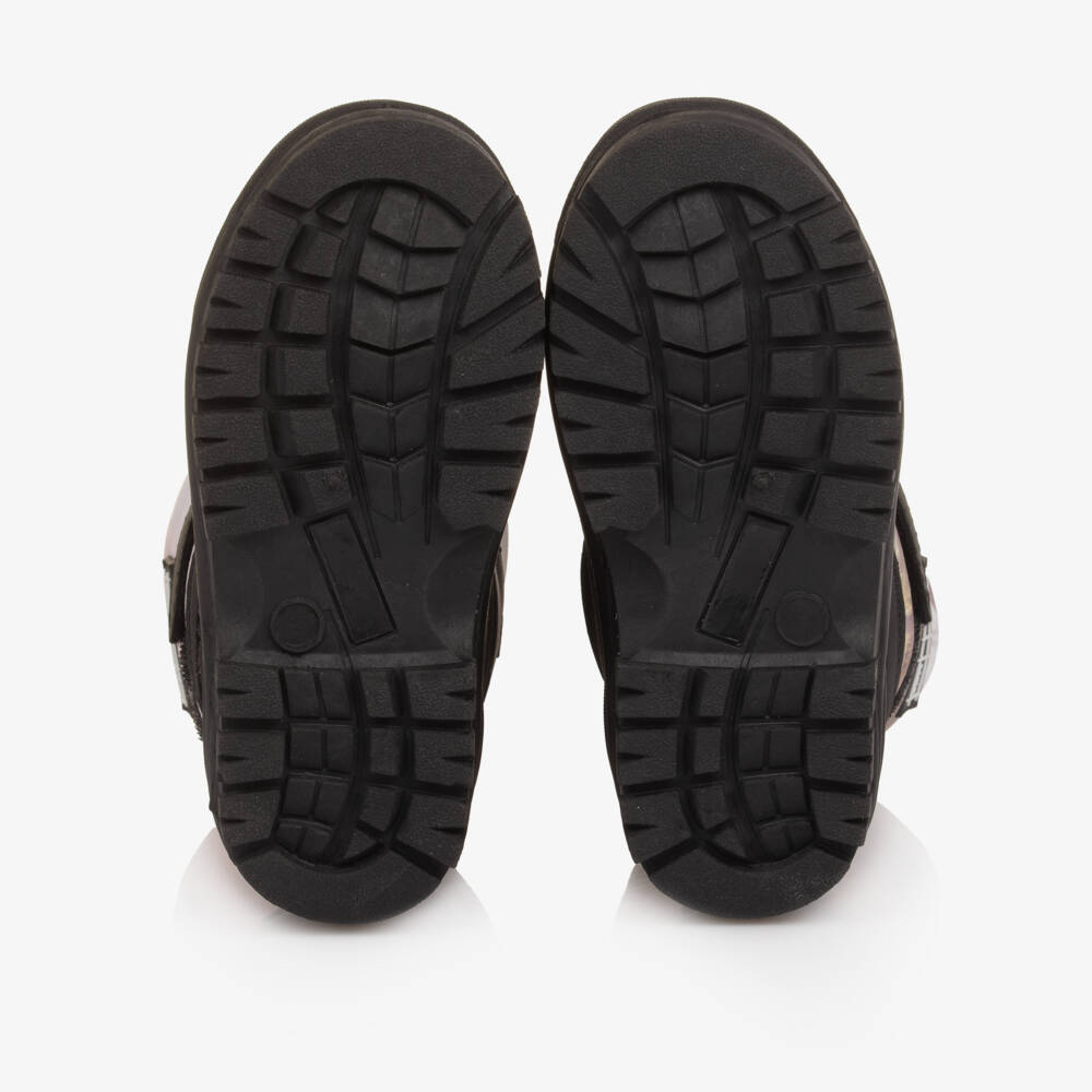 Molo-Girls Pastel Pink Pegasus Print Snow Boots | Childrensalon