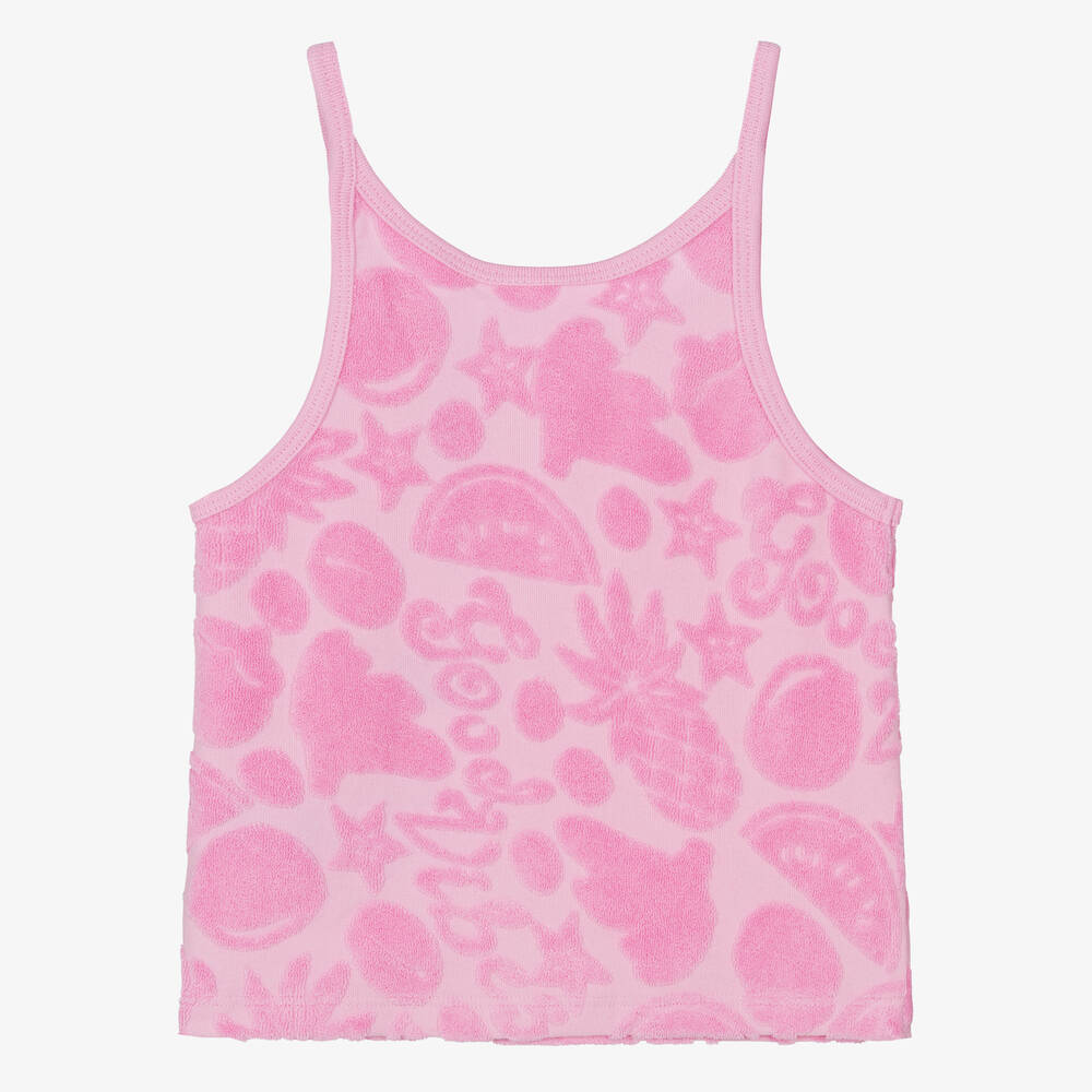 Molo-توب فيست بنقشة فواكه جاكار لون زهري | Childrensalon