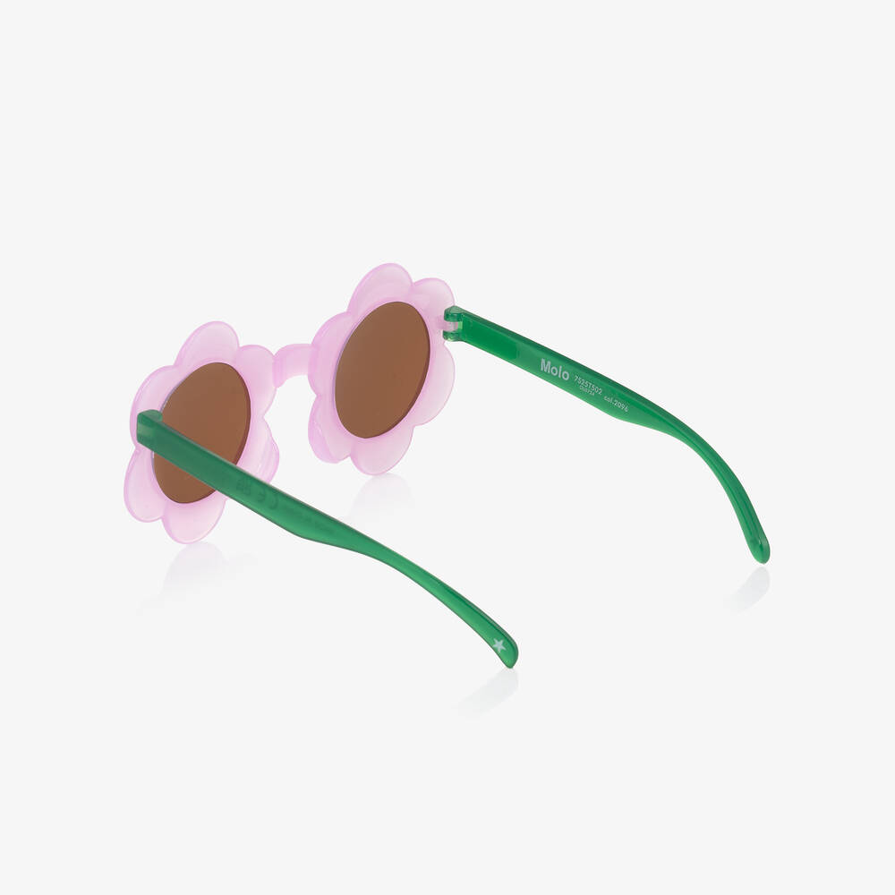 Molo-نظارات شمسية لون زهري للبنات (UVA/UVB) | Childrensalon