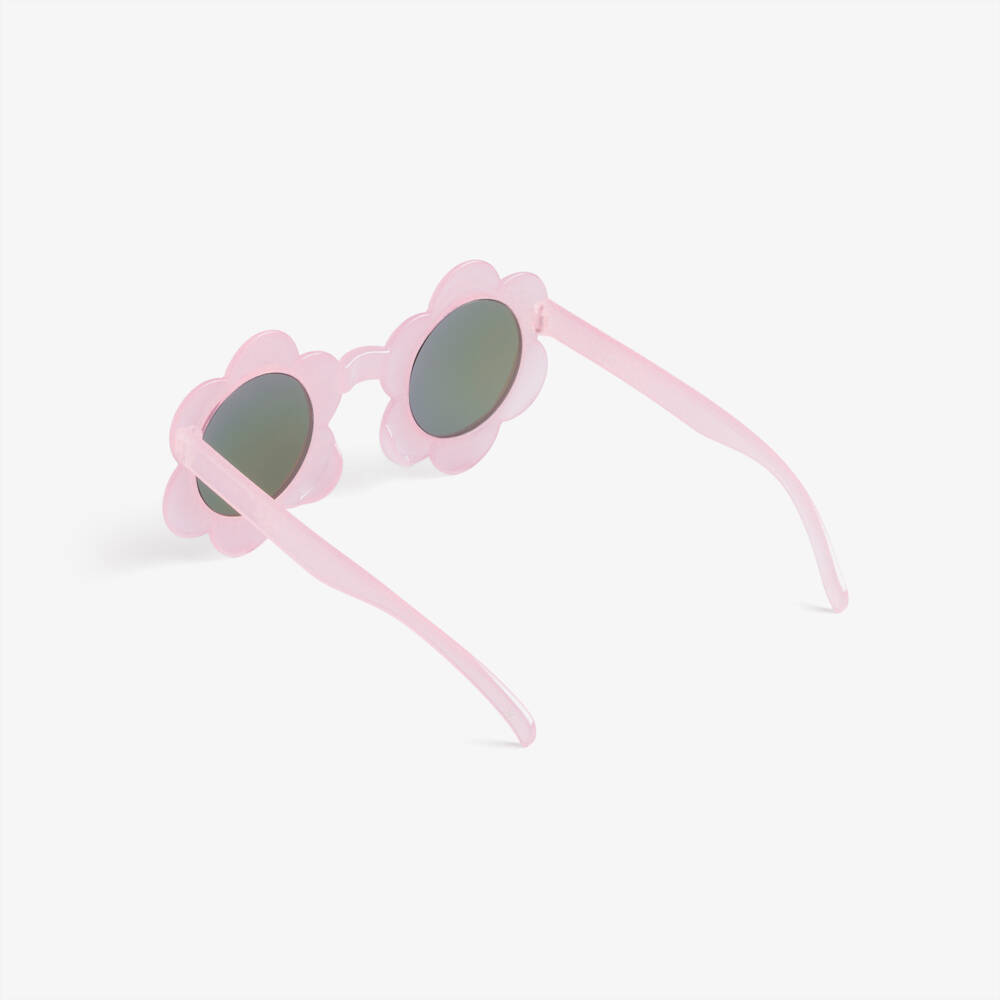 Molo-Girls Pink Flower Sunglasses (UVA/UVB) | Childrensalon