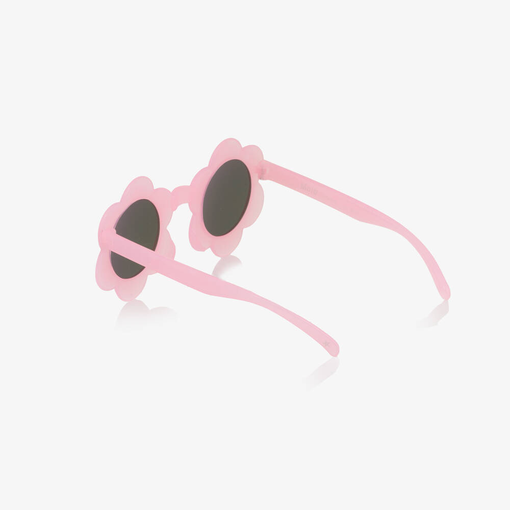 Molo-Girls Pink Flower Sunglasses (UVA/UVB) | Childrensalon
