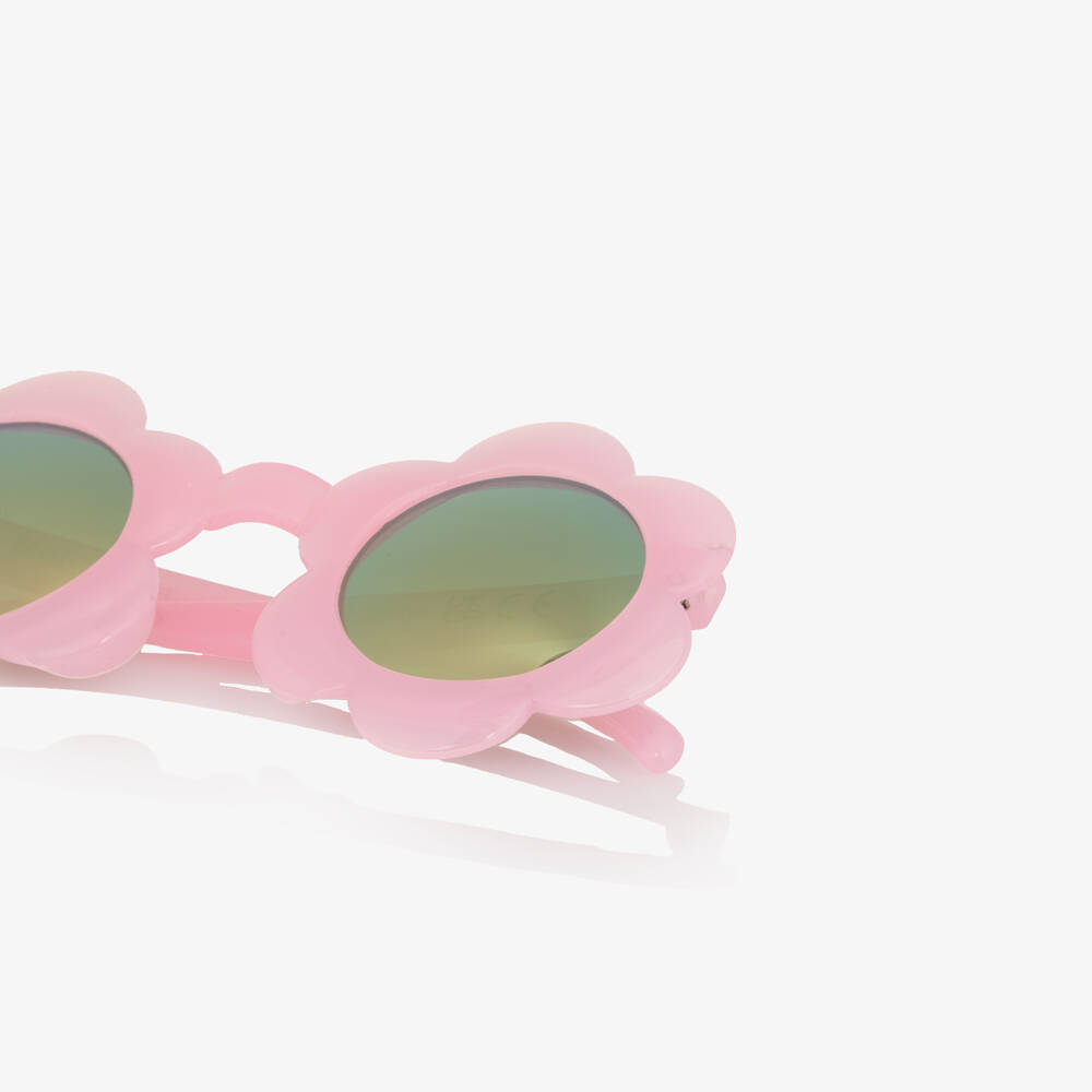 Molo-Girls Pink Flower Sunglasses (UVA/UVB) | Childrensalon