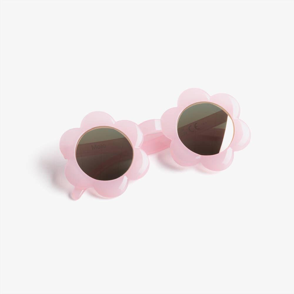 Molo-Girls Pink Flower Sunglasses (UVA/UVB) | Childrensalon