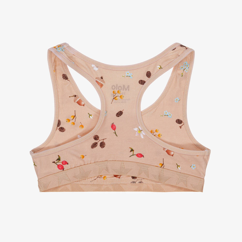 Molo-حمّالات صدر قطن عضوي لون زهري للبنات (عدد 2) | Childrensalon