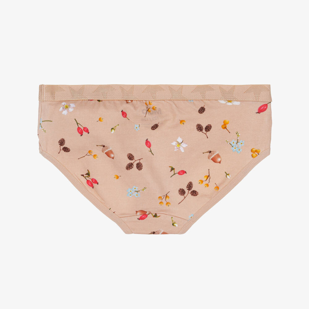 Molo-سروال داخلي قطن عضوي لون زهري للبنات (عدد 2) | Childrensalon