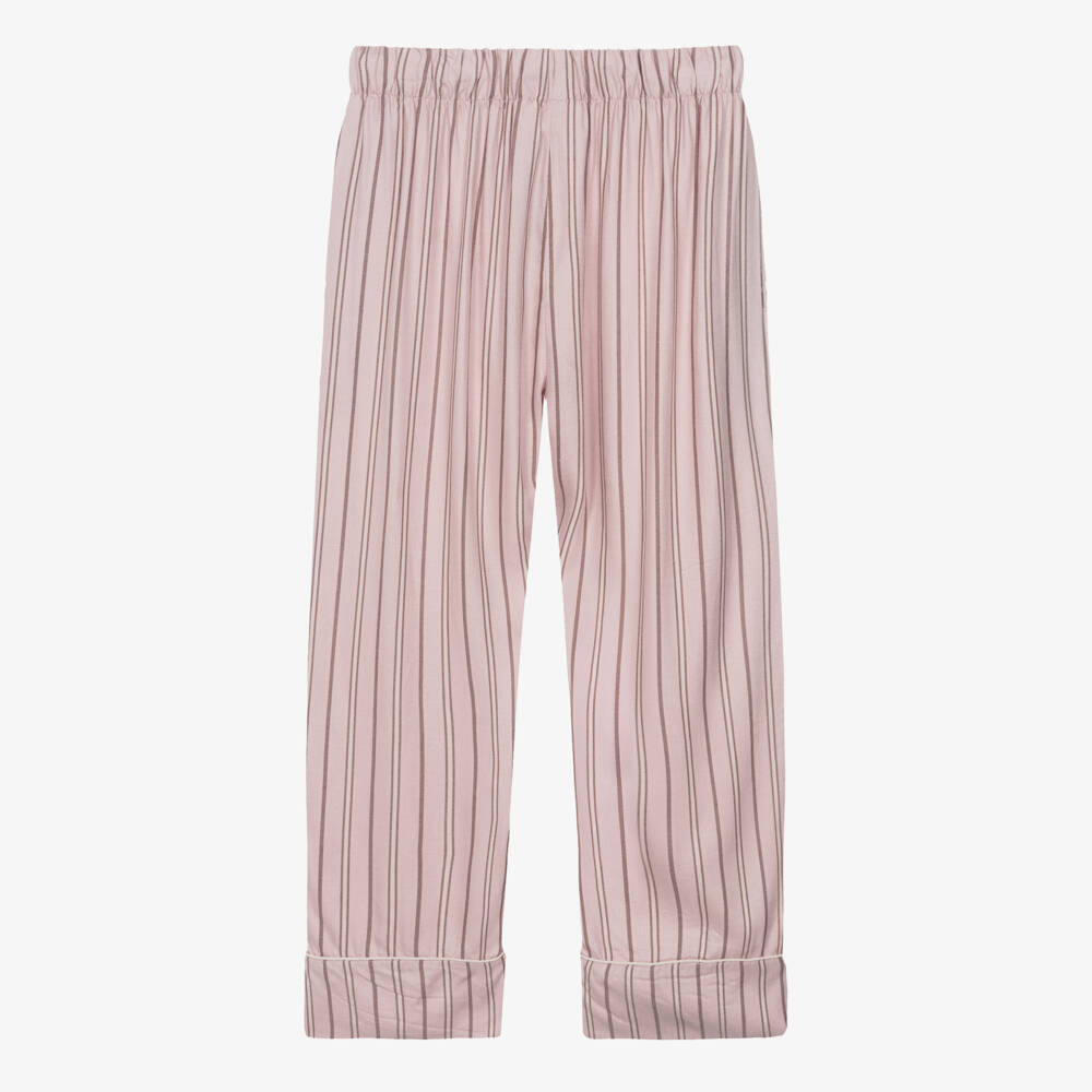 Molo-بنطلون برباط مقلم لون زهري للبنات | Childrensalon