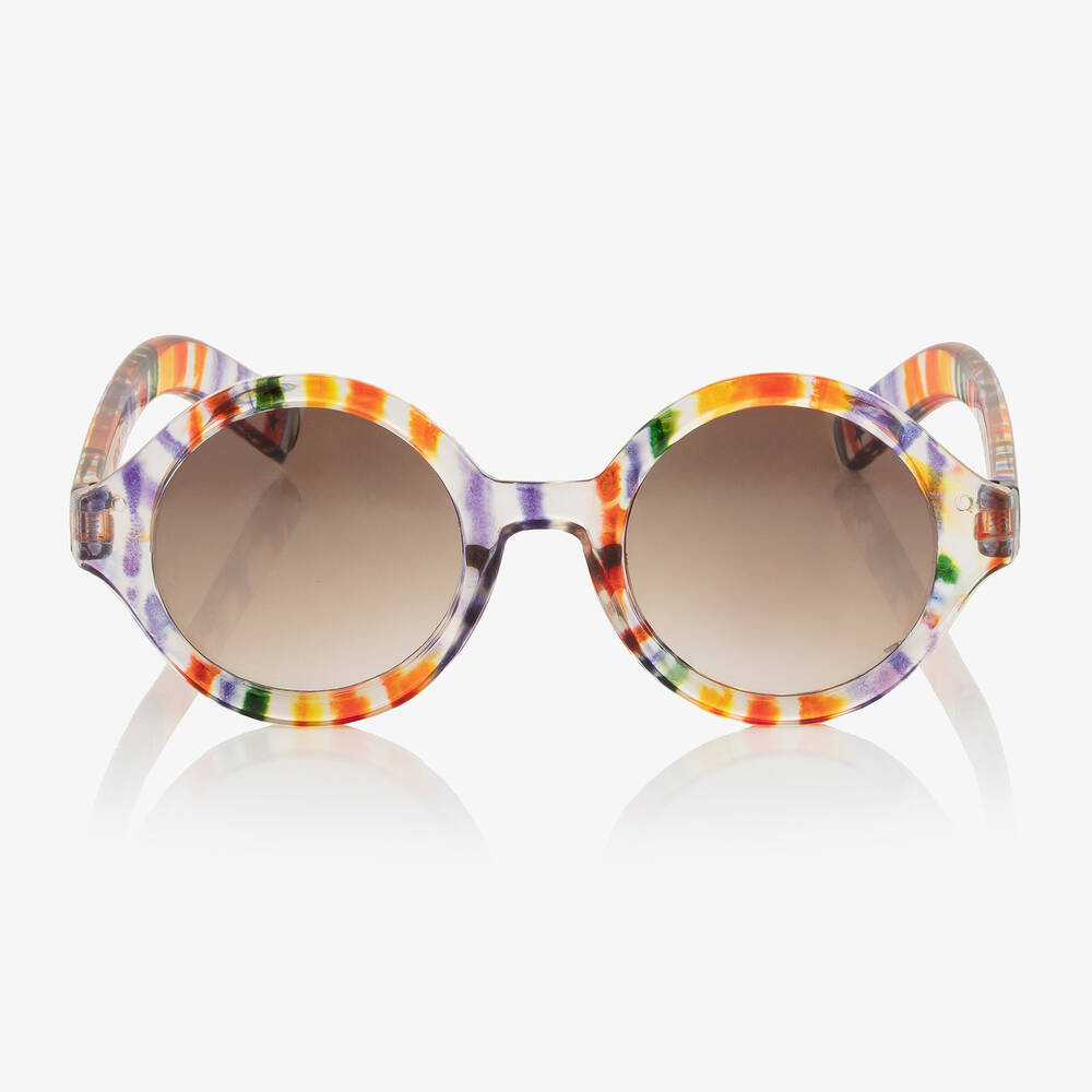 Molo-نظارات شمسية مقلمة بألوان قوس قزح للبنات (UVA/UVB) | Childrensalon