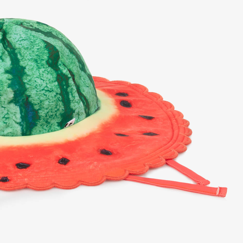 Molo-Красная панама в стиле арбуза для девочек UPF50+ | Childrensalon