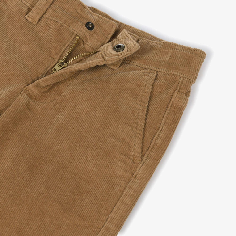 Molo-بنطلون كوردروي بأرجل واسعة لون بني فاتح للبنات | Childrensalon