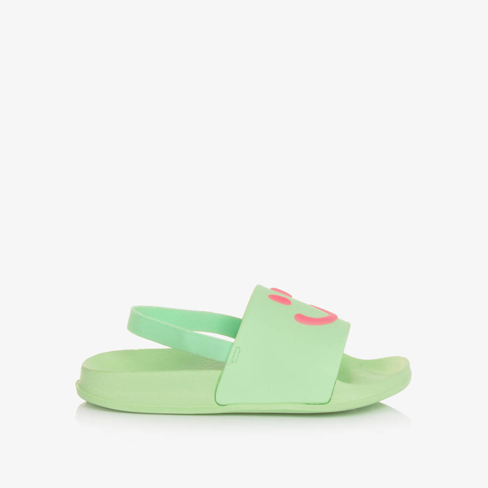Molo-Green Smiling Face Sliders | Childrensalon