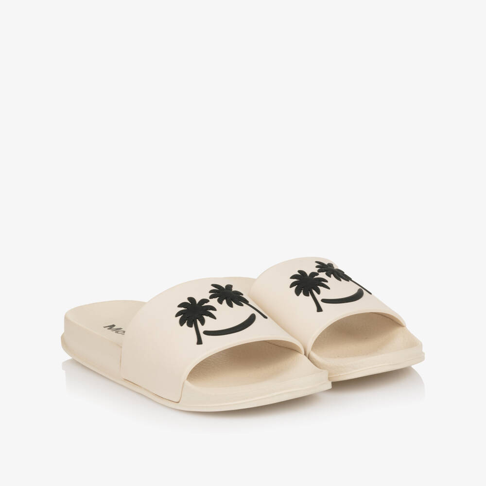 Molo-Ivory Palm Tree Smile Sliders | Childrensalon